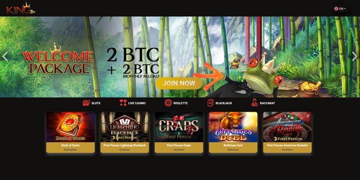 KingBit bitcoin casino
